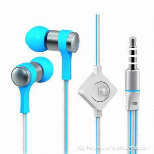 Colorful Fashionable MP3 OEM Earphones, 10mW Maximum Input Power